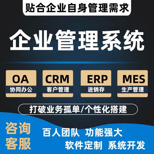 成品&定制企业管理系统开发进销存仓库crm客户软件生产订单公司oa